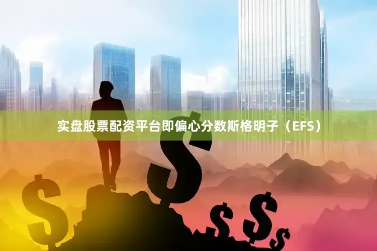 实盘股票配资平台即偏心分数斯格明子（EFS）